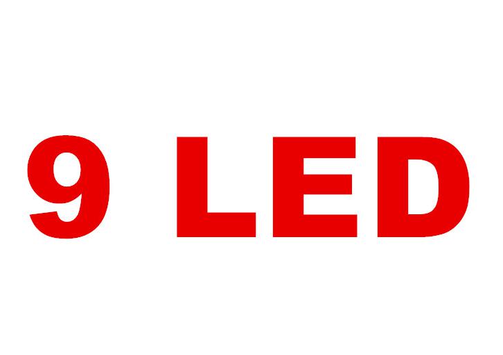 Corlorful Submersible Aquarium LED Lighting Decorative Fish Tank Lights Aquarium Air Bubble Water Lamp Used With Air Pump: S 9LEDs