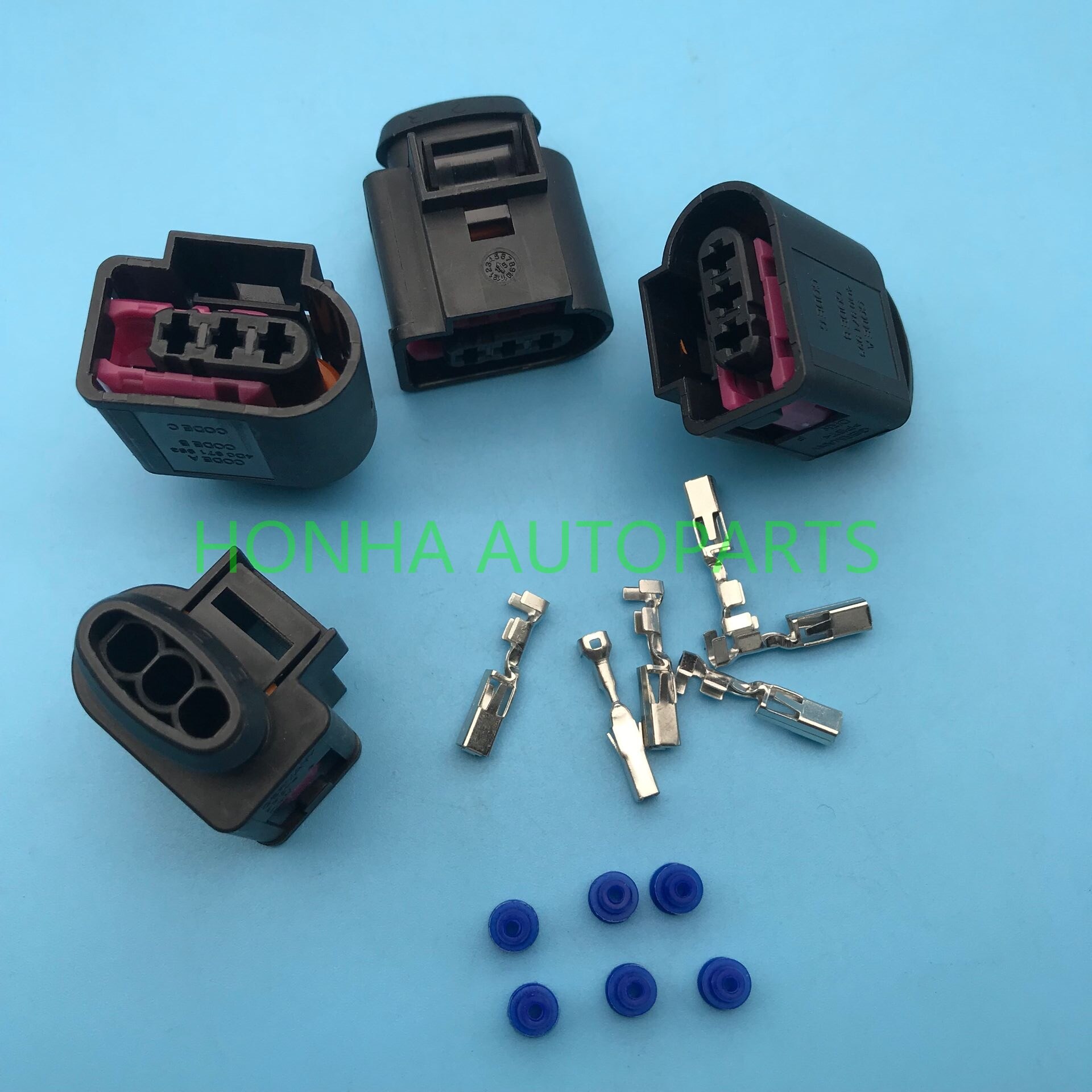 Conector de 3 pines para Sensor de presión de combustible, conectores de arnés de cables, 4D0, 971, 993 A, 4D0971993