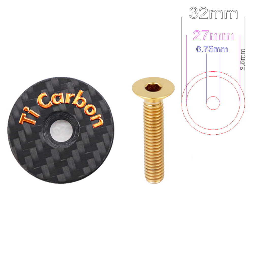 Capuchon supérieur de tige de vélo en carbone avec vis pour Tube de fourche de direction de 31.8mm-28.6mm 1 1/8 pouces OD2, couvercle de capuchon de casque: kaki foncé