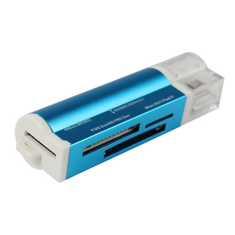 High Speed Mini Micro Sd Sdhc Tf Flash Memofor Sd Sdhc Tf M2 Mmc Ms Pro Duo Alle In 1 Usb 2.0 Multi Memory Card Reader # S