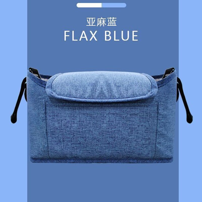 Wandelwagen Zak Kinderwagen Wandelwagen Organizer Kinderwagen Accessoires Kinderwagen Bekerhouder Cover Baby Buggy Winter Baby Accessoires: Blue