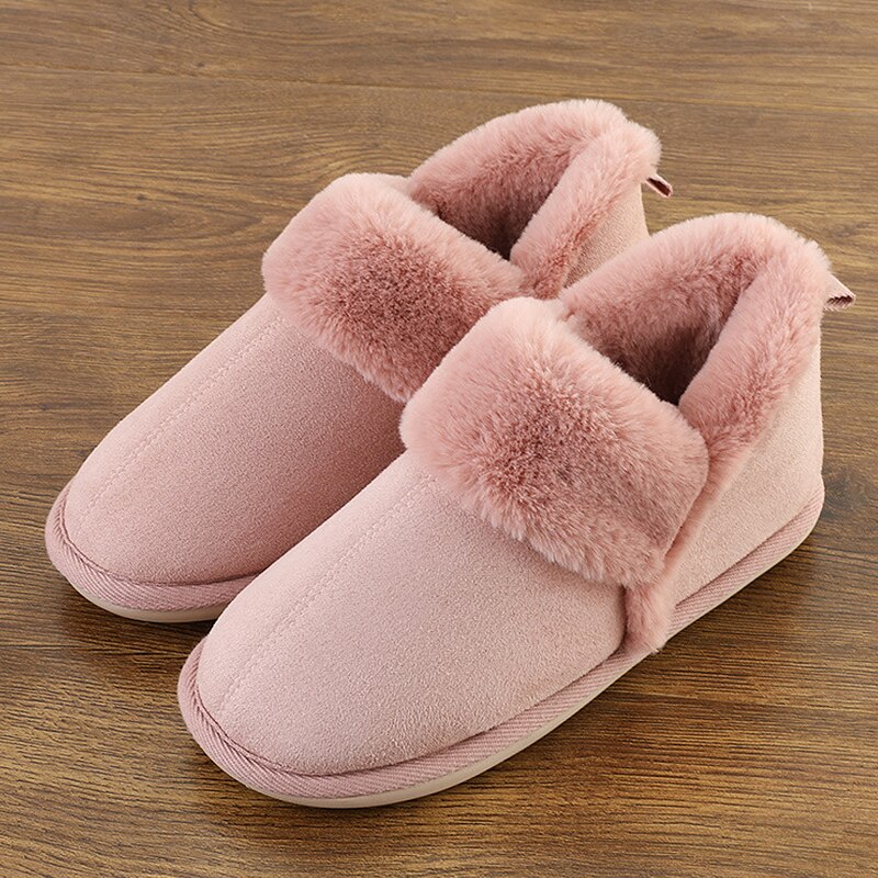 Tøfler for menn vinter stor størrelse pels tøfler varm fløyel plysj tøfler herre myke hjemmetøfler innendørs sklisikre sko