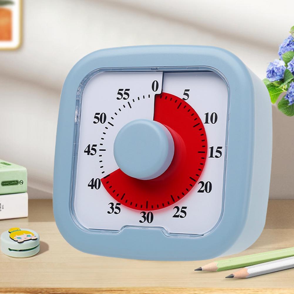 60-minute Visual Timer Portable Timer for Presentations 60 Visual Countdown Timer for Kitchen Classroom Meetings Silent for Kids