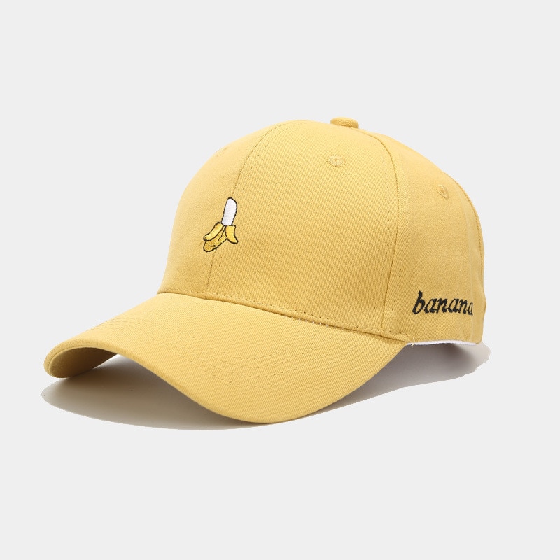 De Stijl Katoen Banaan Borduurwerk Baseball Cap Verstelbare Snapback Hoeden Voor Mannen En Vrouwen 169