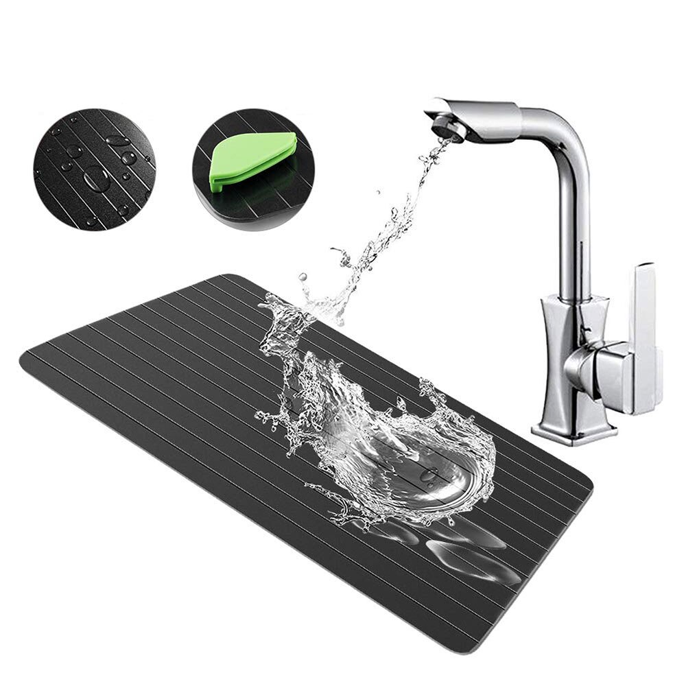 Food Grade Safety Fast Defrosting Tray Thaw Frozen Food Meat Fruit Quick Defrosting Plate Board Defrost Kitchen Gadget Tool