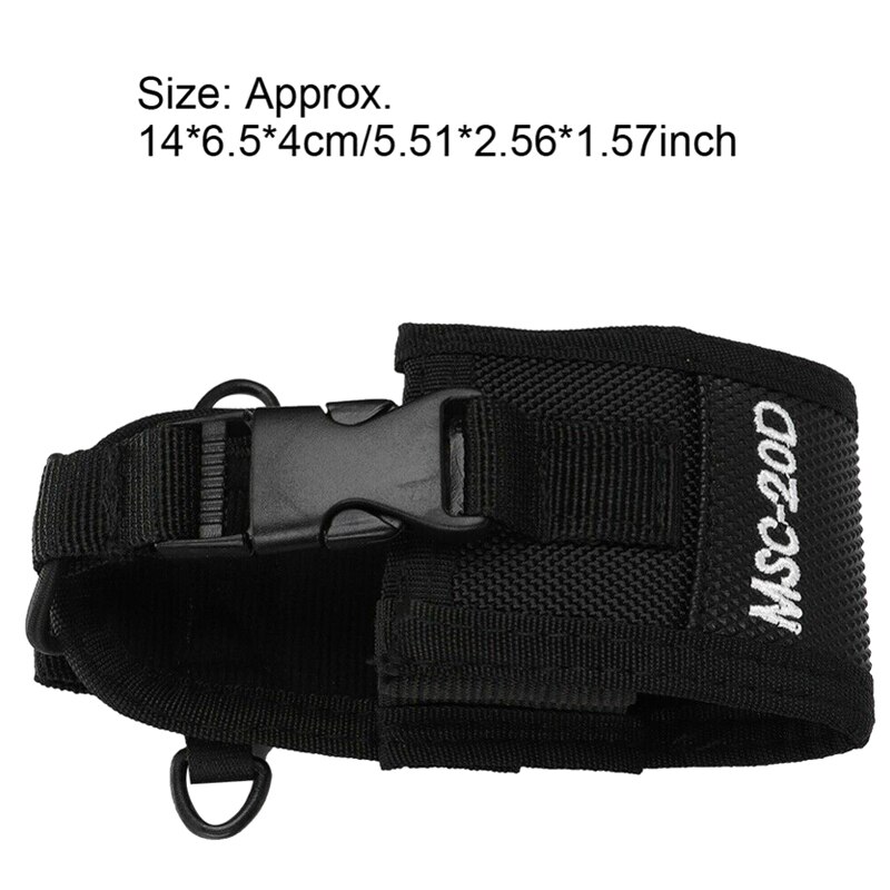 Radio Pouch Bag Case Arm Pack Portable Adjustable Accessories for Walkie Talkie