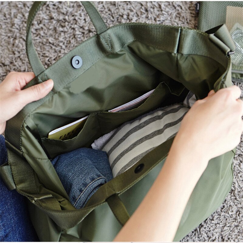 Dame sportstaske 2 stk fitness crossbody taske med pung stor kapacitet skulder håndtaske fitness mænd afslappet tote messenger tasker