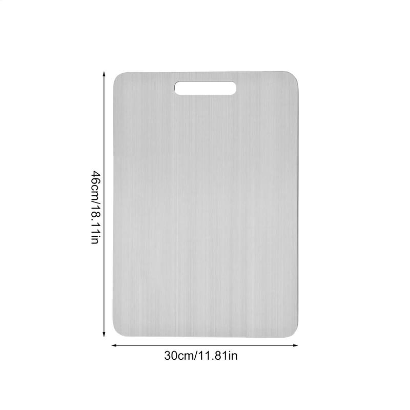 Tabla de cortar de cocina de titanio de doble cara, estera de corte de cocina de alimentaria, tabla de cortar portátil, bandeja para servir verduras
