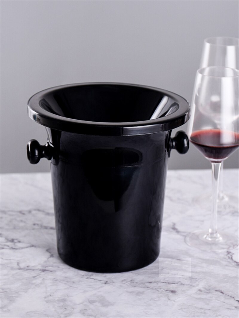 Plastic spitting barrel red wine barrel champagne barrel blind tasting barrel ice bucket ice grain black wine barrel cooler