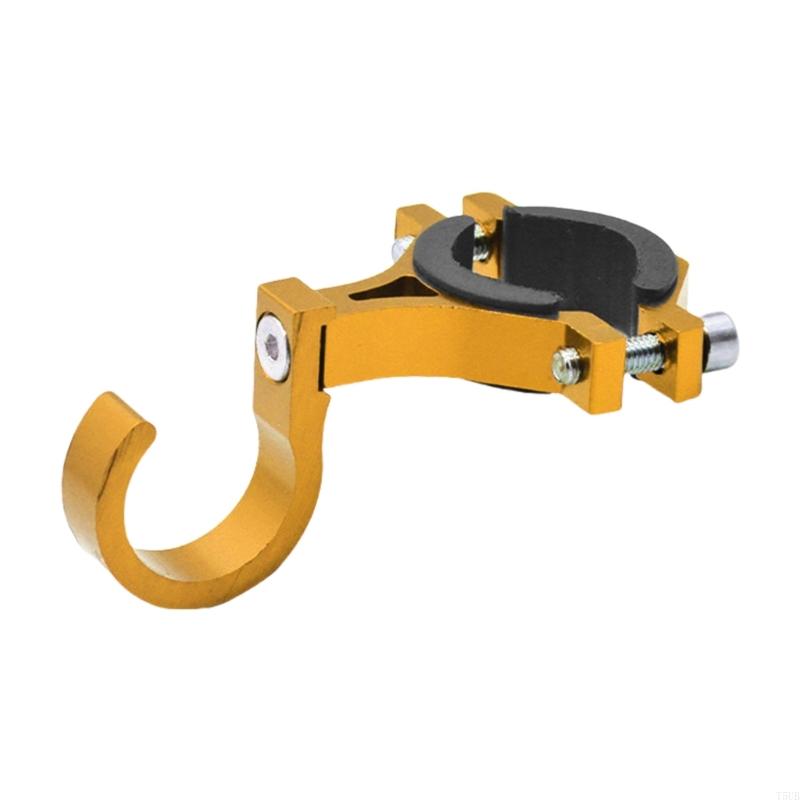 Gancho Universal T5UB para motocicleta, soporte para cascos y Scooters aluminio, colgador bolsa para bicicleta eléctrica,: Oro