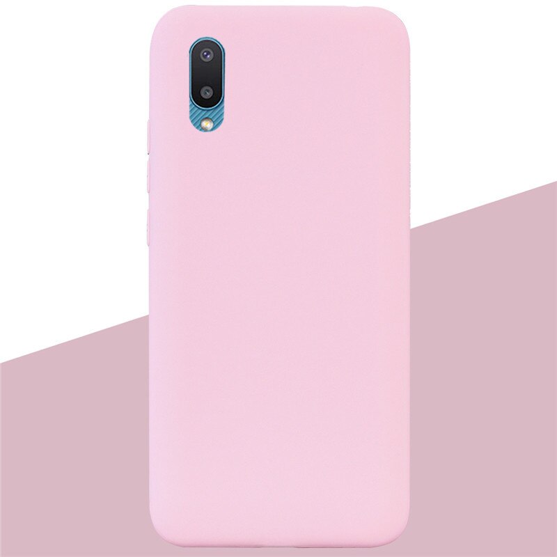 For Samsung A02 Case Soft Silicone Back Case For Samsung Galaxy A02 GalaxyA02 A 02 A022F Phone Cover A02 Coque Funda Shell: 11 Light Pink