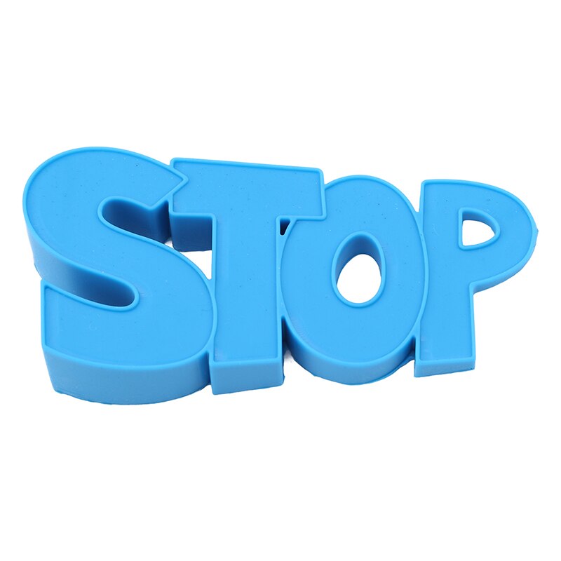 Tecknad stopp 1 st söta tecknade bokstäver stopp stil dörrpropp silikon dörrstoppsäkerhet för baby heminredning