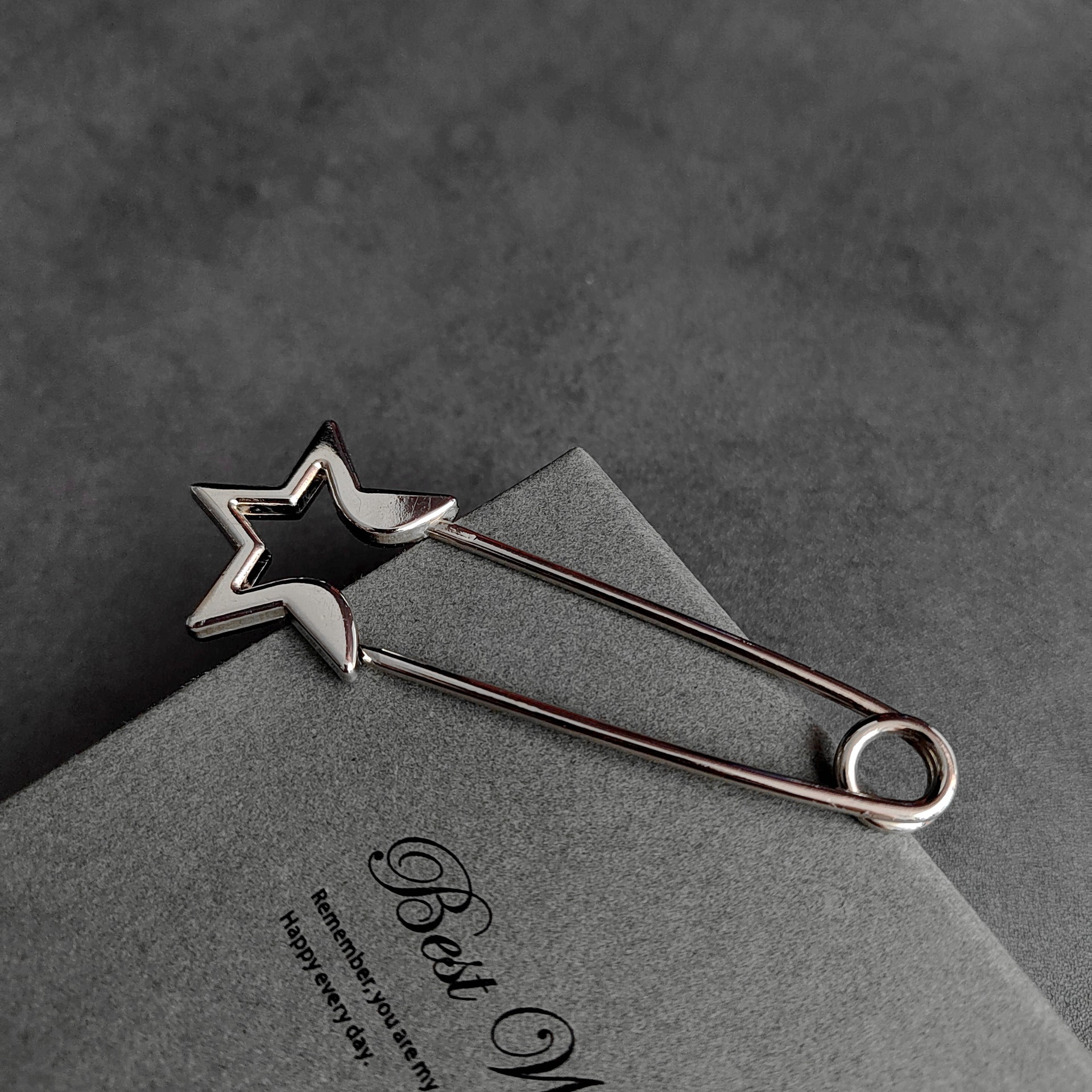 Alfileres grandes de para ropa, alfileres de seguridad de Metal liso, pantalones vaqueros, vestido, bufanda, alfileres ajustables: Plata