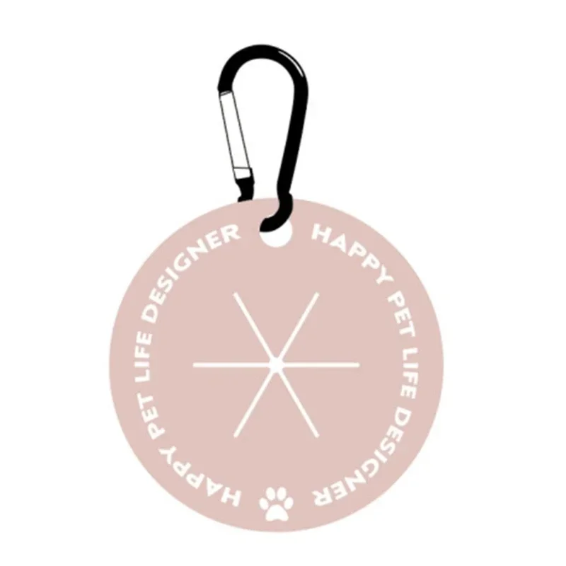 Hondenpoepzakhouder Milieuvriendelijke Pvc-Hondenafvalzak Dispenser Hond Levert Afvalzakhouder Buiten: Roze