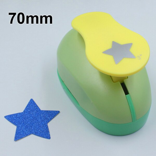 1pc 75mm paper circle cutter paper punch craft perfurador scrapbooking paper punch for kids furador diy puncher: Star