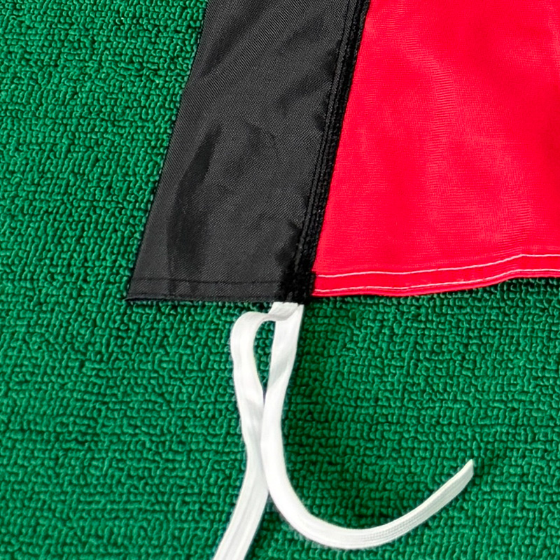 Grote vlag met gebogen vorm, promotionele vlag voor buiten, geschikt voor 15ft vlaggenmasten, dubbelzijdig reclamebord, windbestendige vlag met veermotief