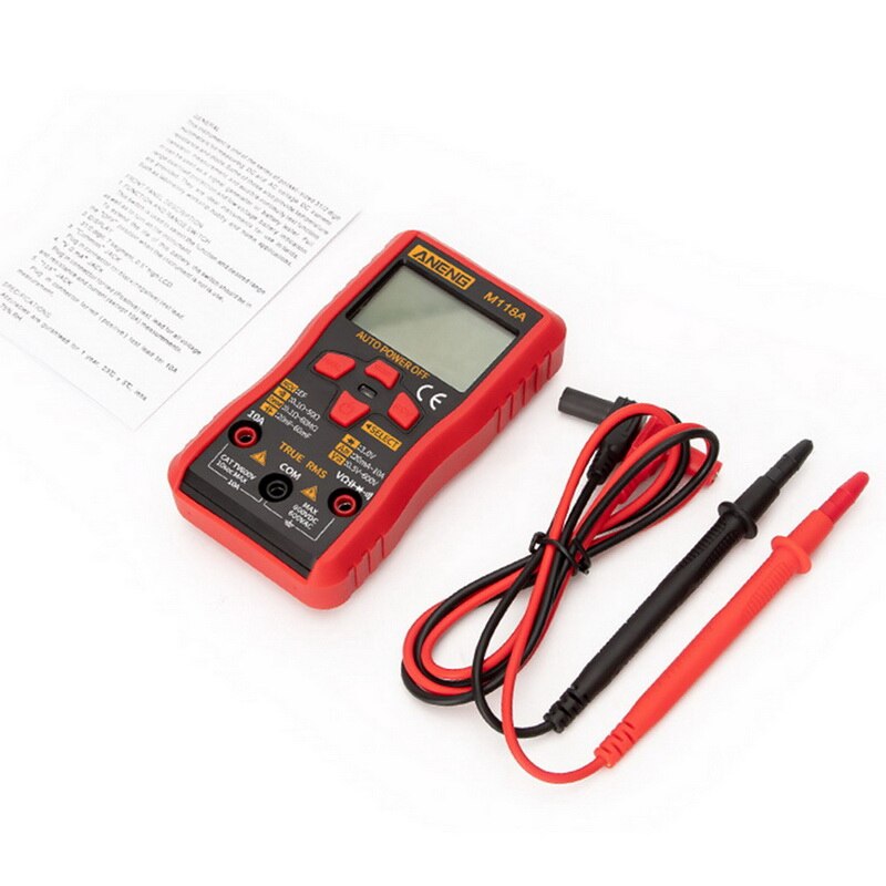 Digital Multimeter AC/DC Voltage Current Meter NCV Tester Meter Capacitance Meter Smart Auto Range: Default Title