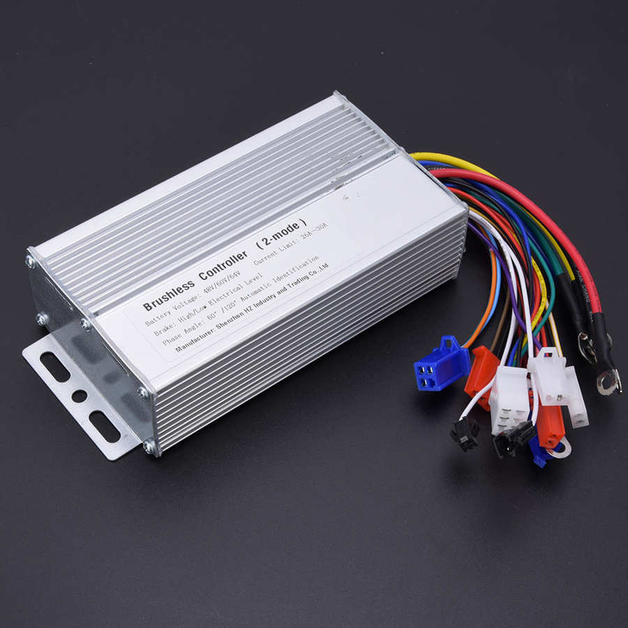 Brushless Motor Speed Controller 48V 60V 64V 1000W-1500W Electric Bicycle Motor Speed Regulator Governor for Electric Scooter