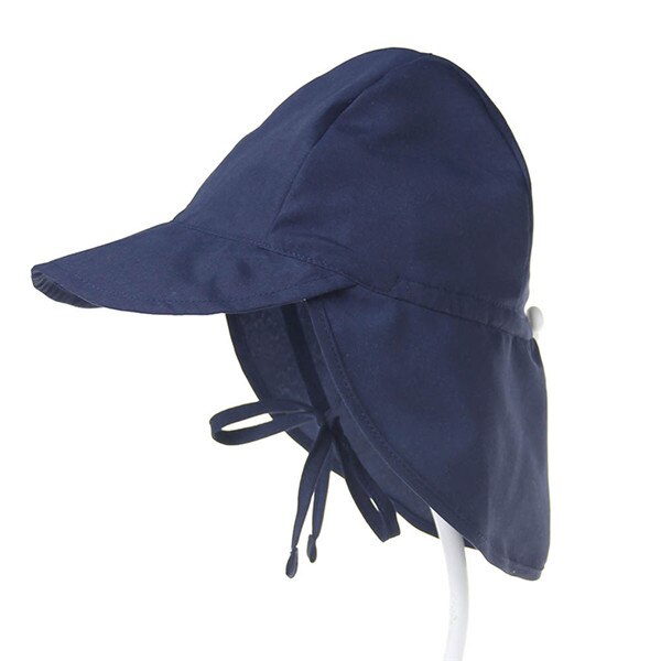 Gorro de Sol para bebé, gorro de verano para exteriores con protección UV para playa para niños y niñas, gorro con solapa para natación de 0 a 5 años: 4 / 6-18 Months