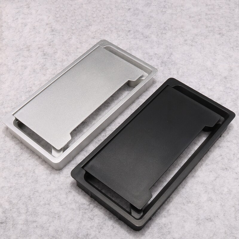ABS Cable Hole Covers Base Rectangle Table Cable Outlet Computer Desk Grommet Wire protection organizer Furniture Hardware