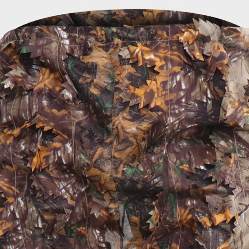 Traje de camuflaje con hojas biónicas y flores, conjunto de camuflaje Universal para caza y Ghillie