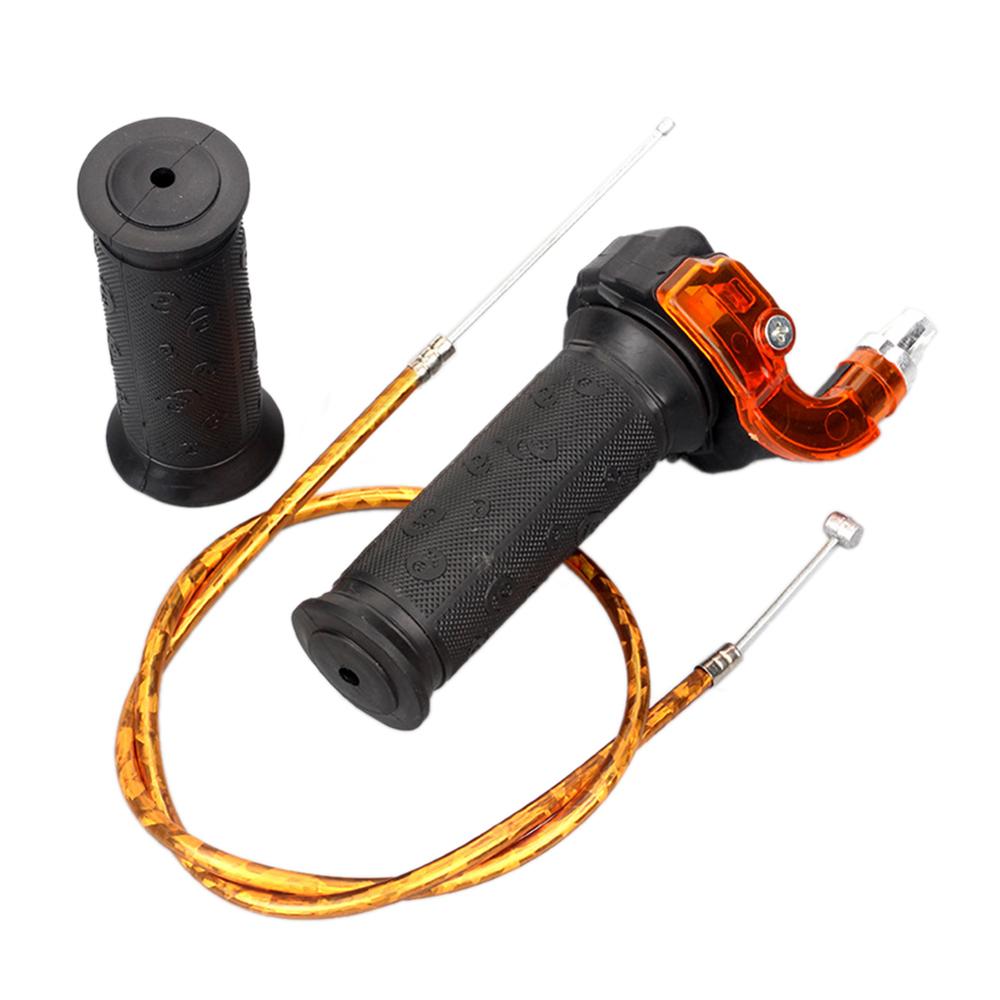 Gas Carburetor Throttle Cable Twist Handle Grips For 2 Stroke 47cc 49cc Mini Moto Dirt ATV Quad Super Pocket Bike