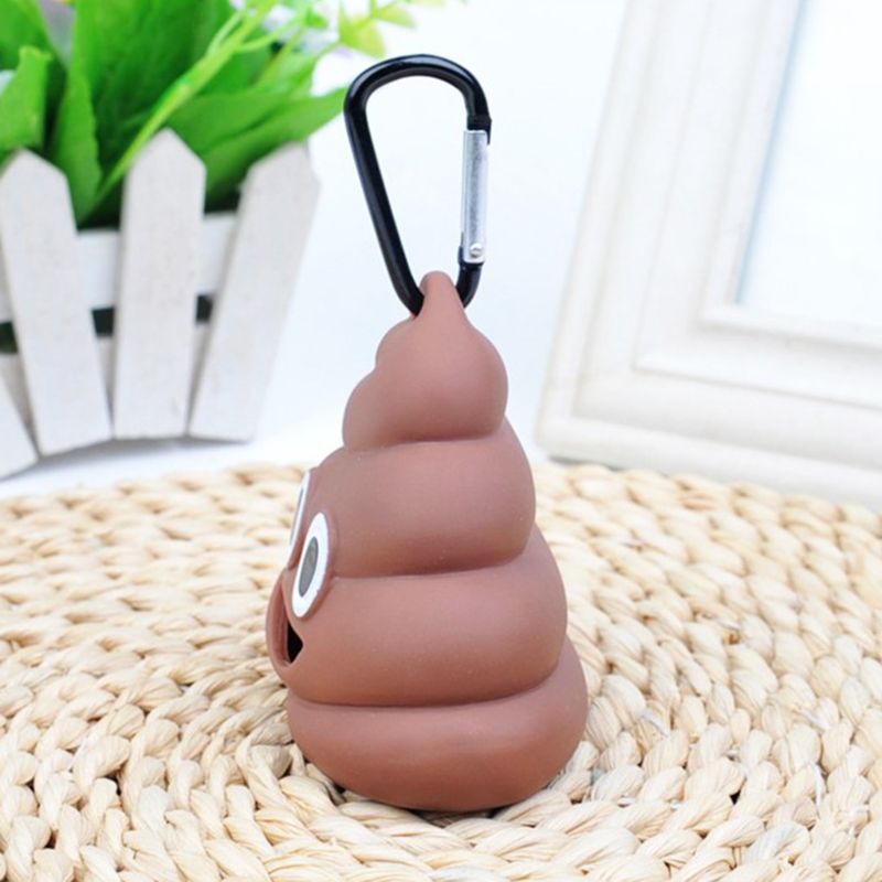 Outdoor Portable Waste Bag Dispenser Carrier Dog Poop Bag Holder Storage Box