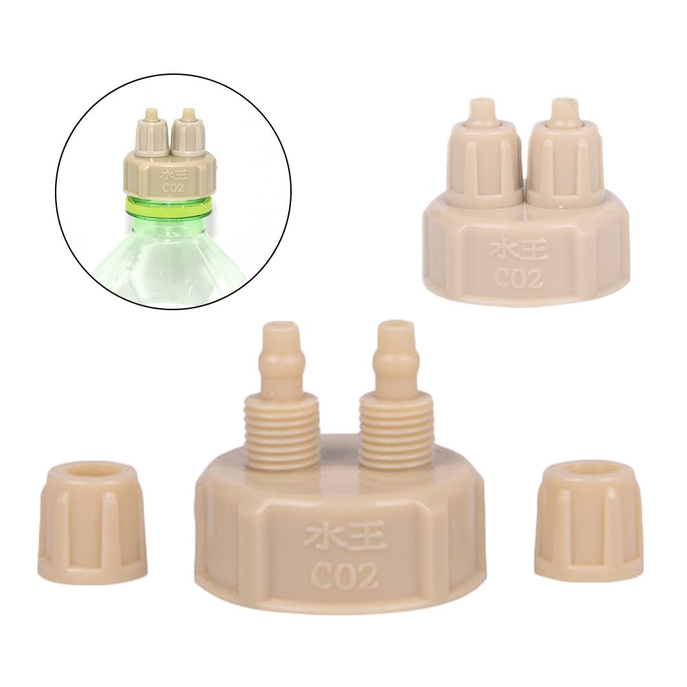 1Pcs Aquarium CO2 System Kit Generator Part Bottle Cap Fish Tank Live Plant DIY Air Diffuser Generator Tool Part Kit