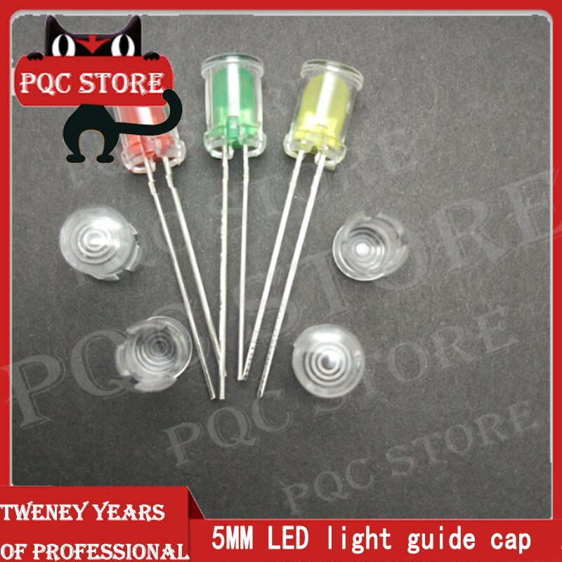 3mm lampskyddsskal  lc3-1 ljusledarpelare led ljusledarpelare ljusledarlock 5mm lampskydd ljuskänslig hylsa