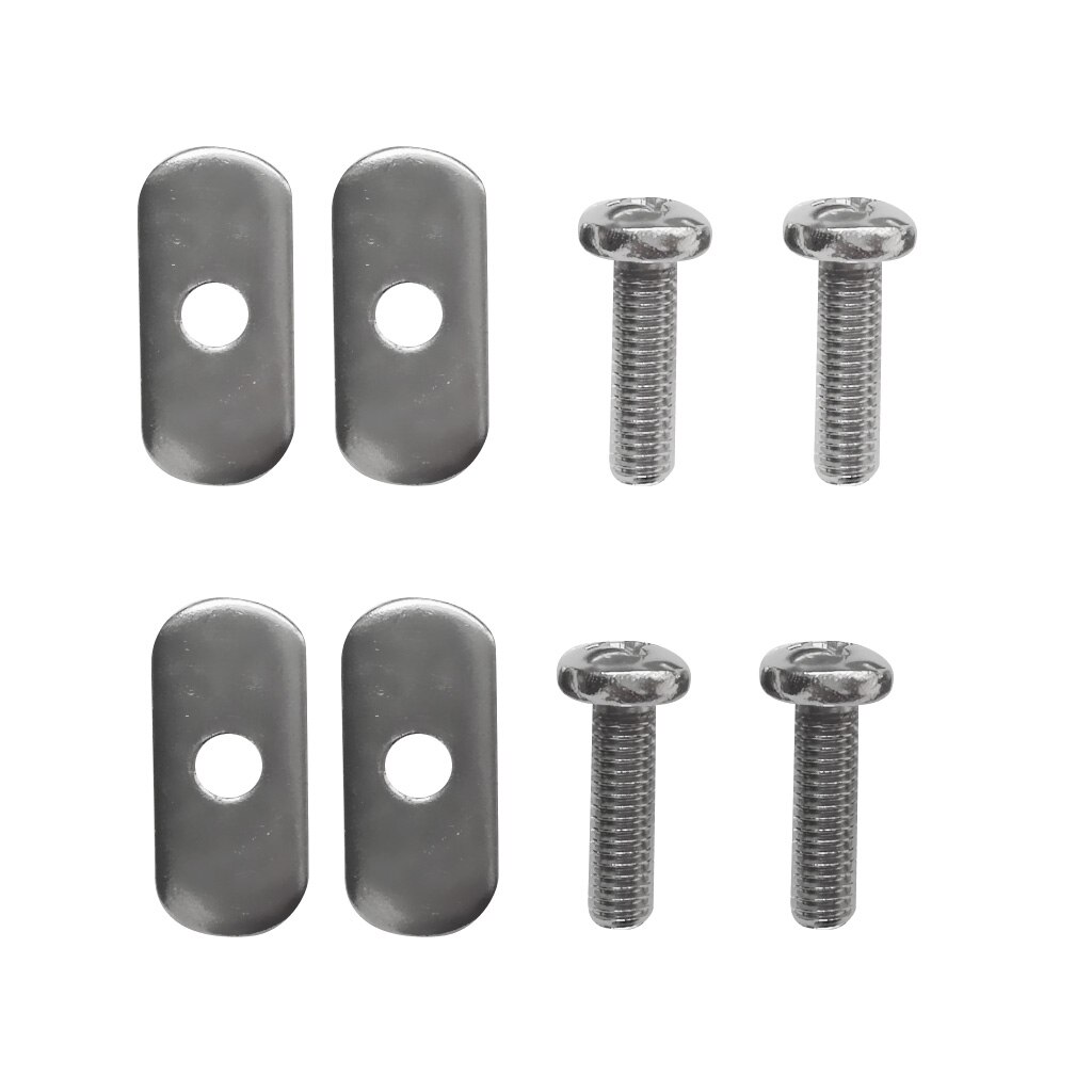 4 Sets Stainless Steel M6 Screws + Nuts Kayak Track/Rail Mounting Fittings