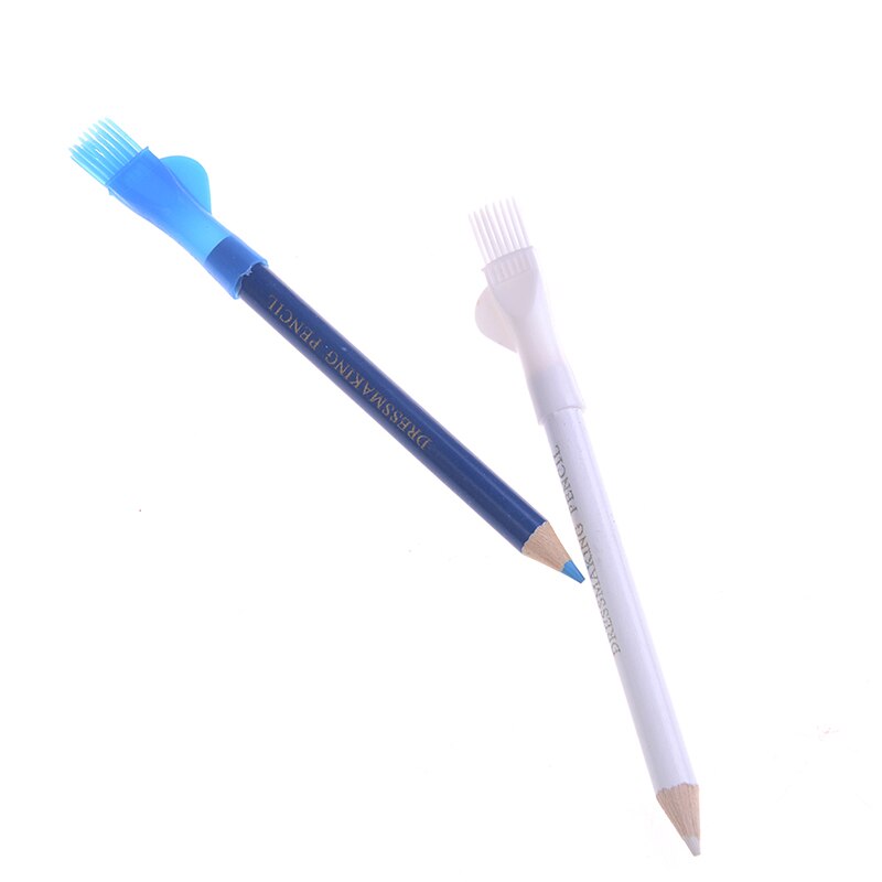 2 stk skræddersy, der markerer kridtblyant til syning af læderkunsthåndværk