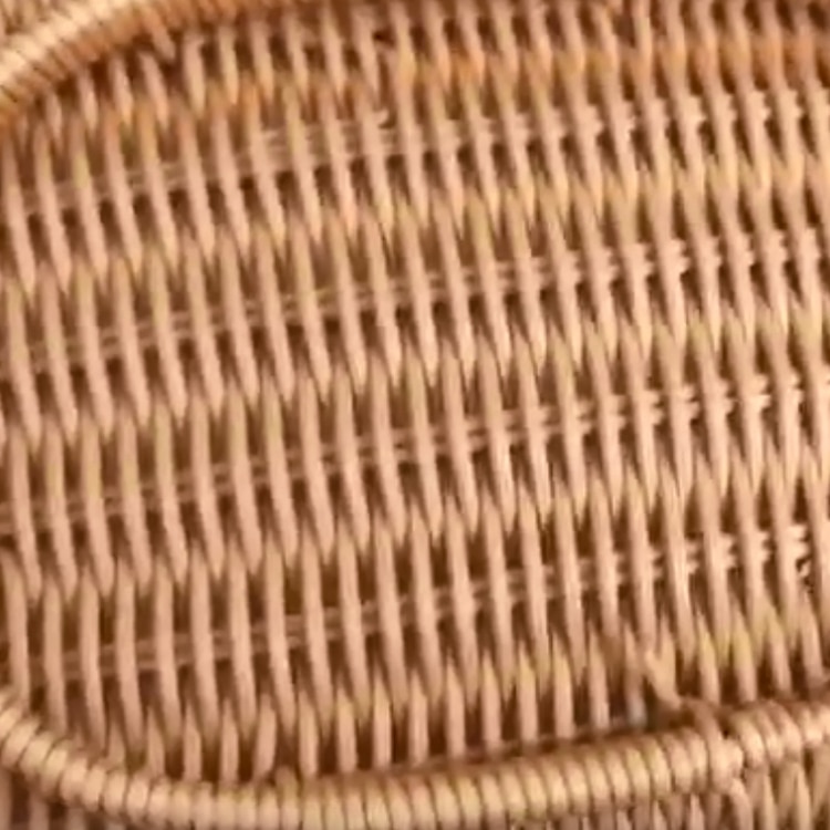 Handgjord bambu elefant korg picknick korg mat bröd camping picknick korg bambu frukt lagring korg