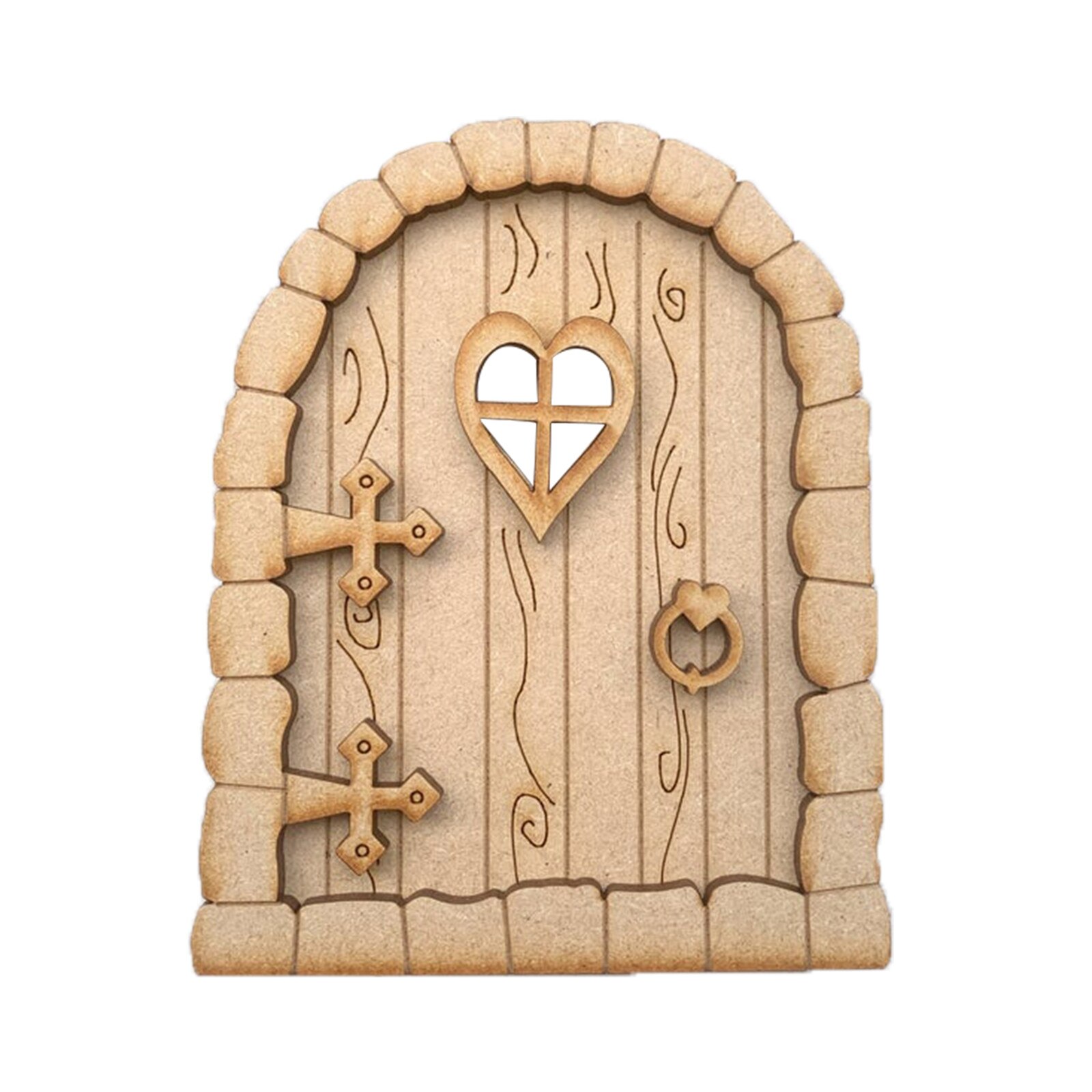 25 # Miniatuur Fairy Gnome Thuis Venster Deur Hars Sculptuur Beeldjes Fairy Garden Grillige Boom Sculptuur Diy Decor Voor Yard: E