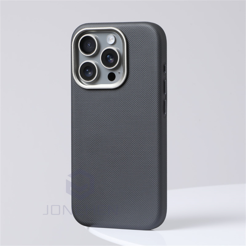 Texture de diamants de luxe pour étui en cuir Magsafe pour iPhone 13 14 15 16 Pro Max alliage Len accessoires de Charge sans fil couverture arrière: Microfibre / Bleu