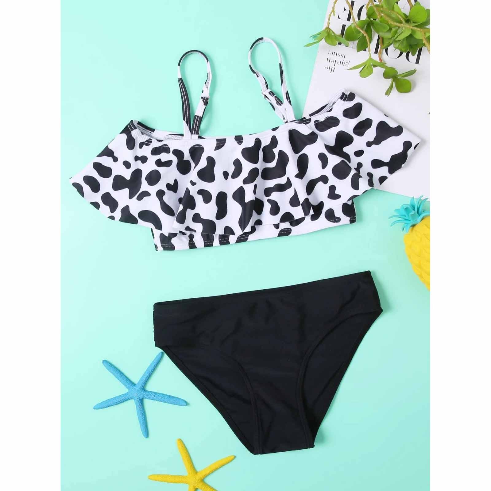 Volants maillot de bain sans bretelles enfant en bas âge bébé rif Patchwork taille haute maillot de bain Kawaii plage barboteuse Купальники Женские: 160