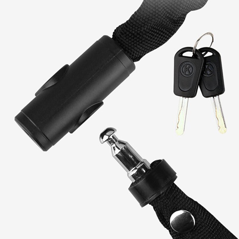 Bike Chain Lock 1500mm with Key for Mountain Bike Electric Bicycle Motorcycle Anti-Theft Bicycle Lock Bike