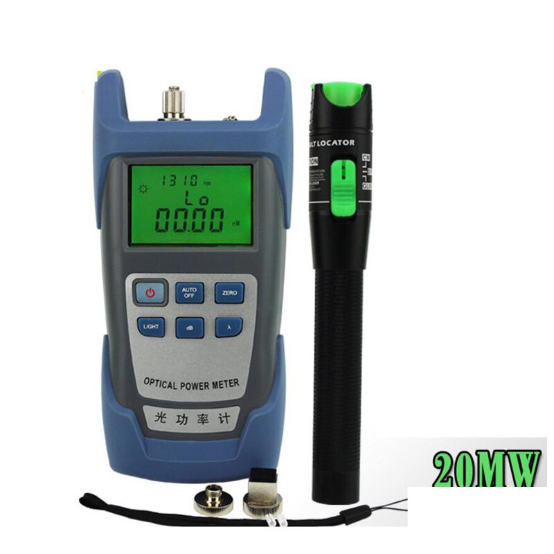 2 In 1 FTTH Fiber Optic Tool Kit with Optical Power Meter and 20MW Visual Fault Locator Use Fiber optic test pen