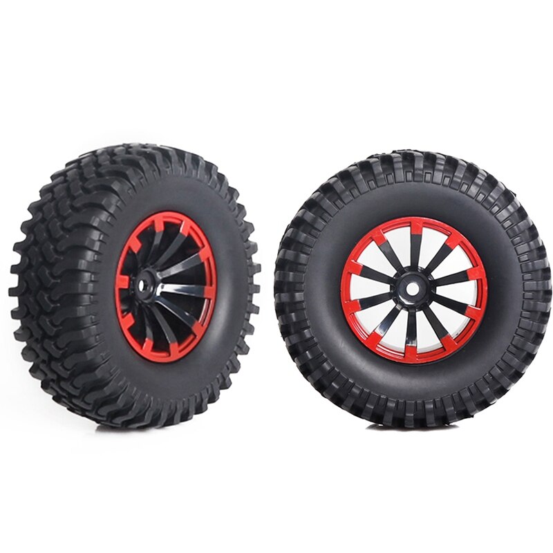 4Pcs 120Mm 1.9 Inch Rubber Rocks Tyres / Wheel Tires for 1:10 Rc Rock Crawler Axial Scx10 90047 D90 D110 Tf2 Traxxas Trx-4