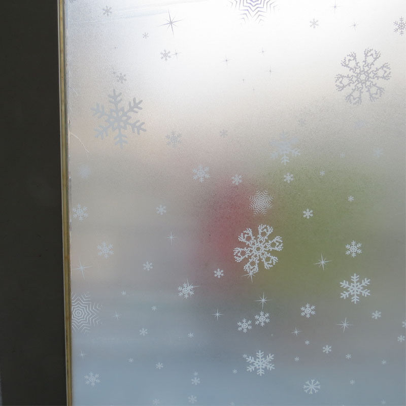 Privatliv soveværelse badeværelse hjem glasvindue dør glasindretning frostet vindue film statisk klæbende frosting klistermærke