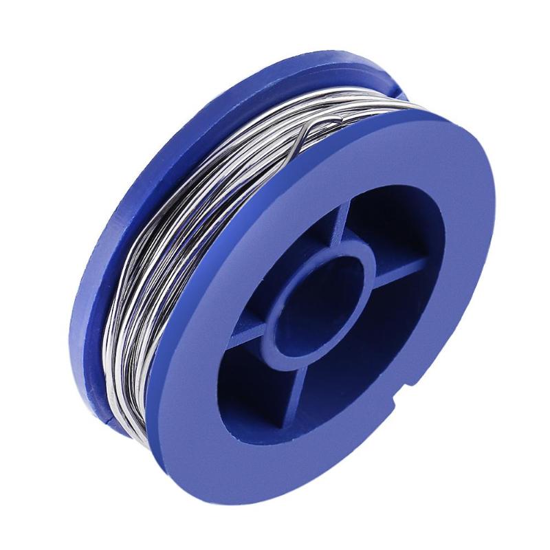 1 Pc 0.8 Mm Soldeer Tin Tin Lead Wire Melt Rosin Core Geen Schone Flux Tin Solderen draad Roll Mini Pure