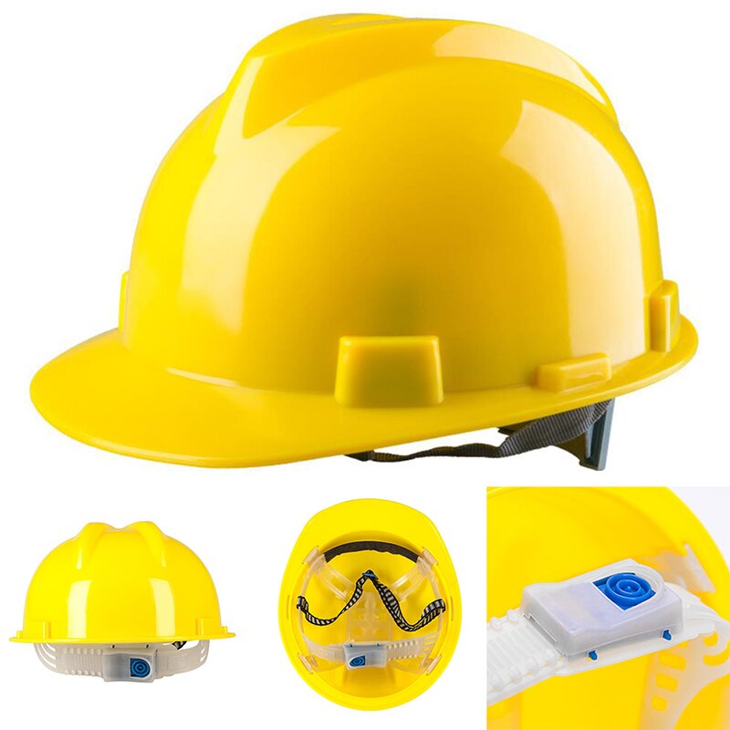 Veiligheid Beschermende Harde Hoed Bouw Veiligheid Werk Apparatuur Helm Verstelbare 1 Pcs