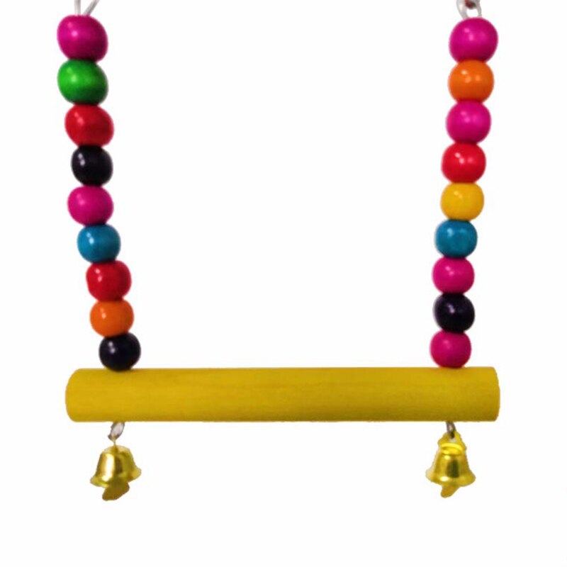 Parrot Wooden Playground Training Perch Platform Hanging Cage Decoration Bird