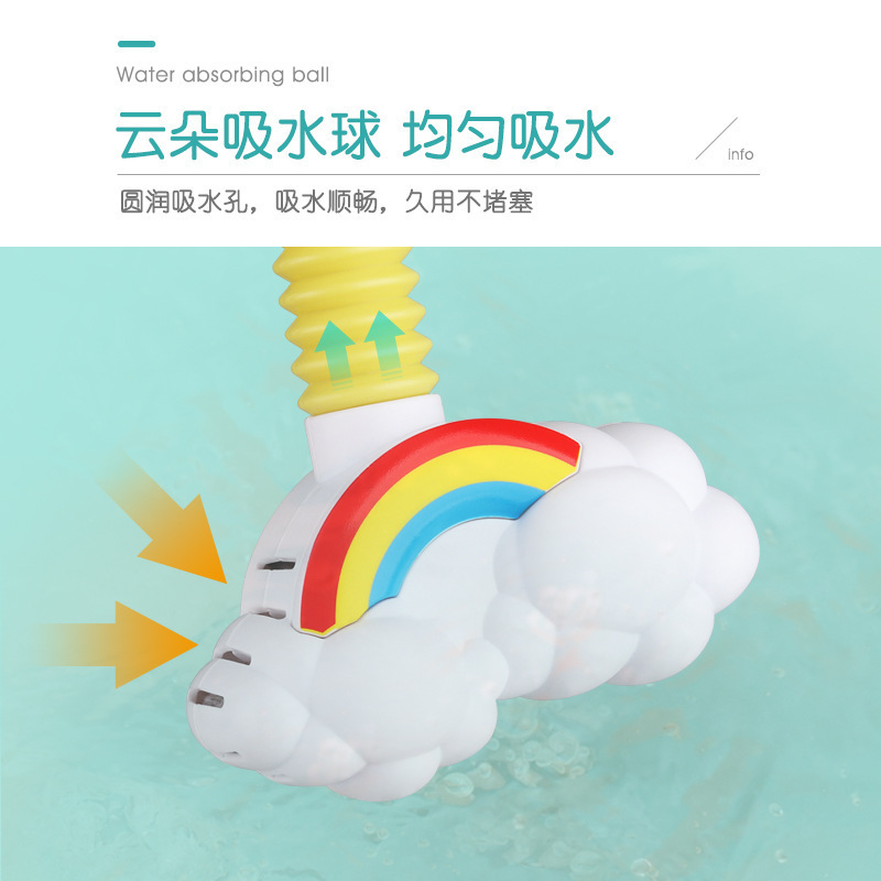 Douyin with the same elephant shower electric water spray children's babies play with fun bathing parent-child water toys