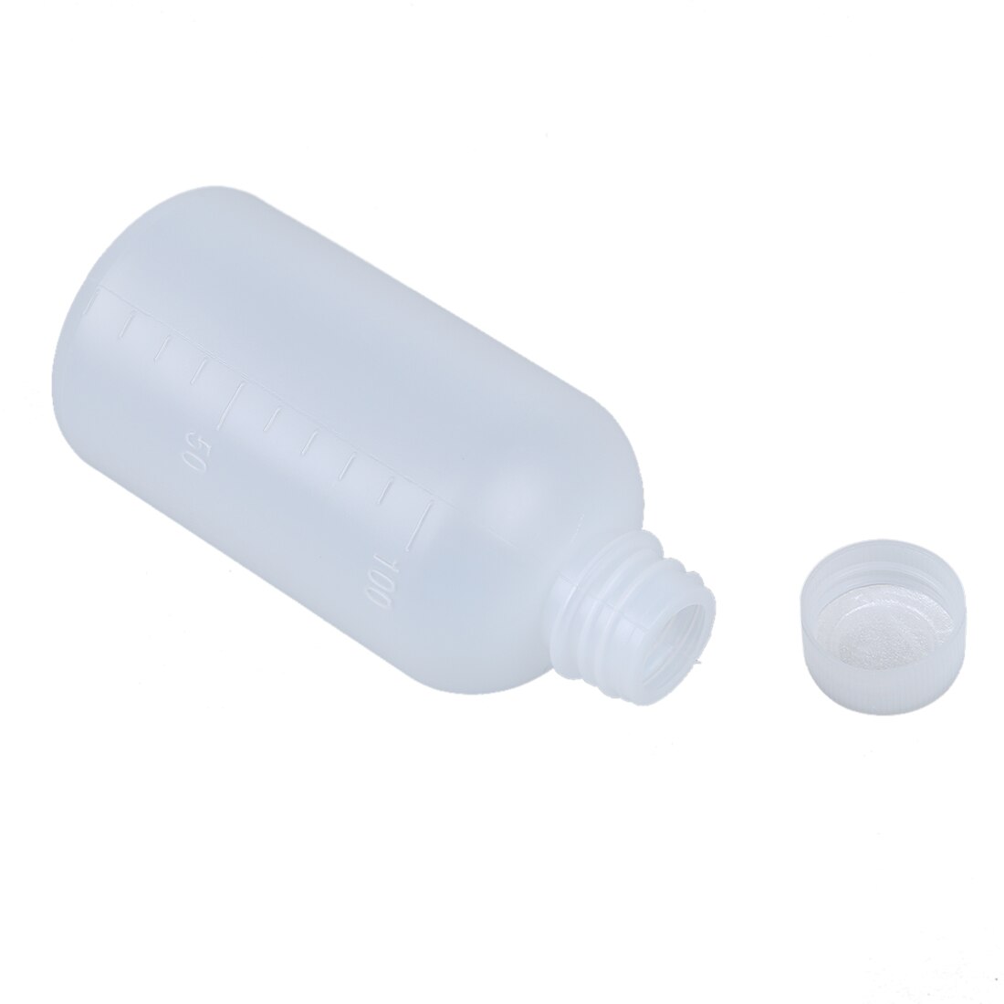 Nizza 100ml Klare Kunststoff Zylinder Geformt Chemischen Mittel Flasche 2 Stck