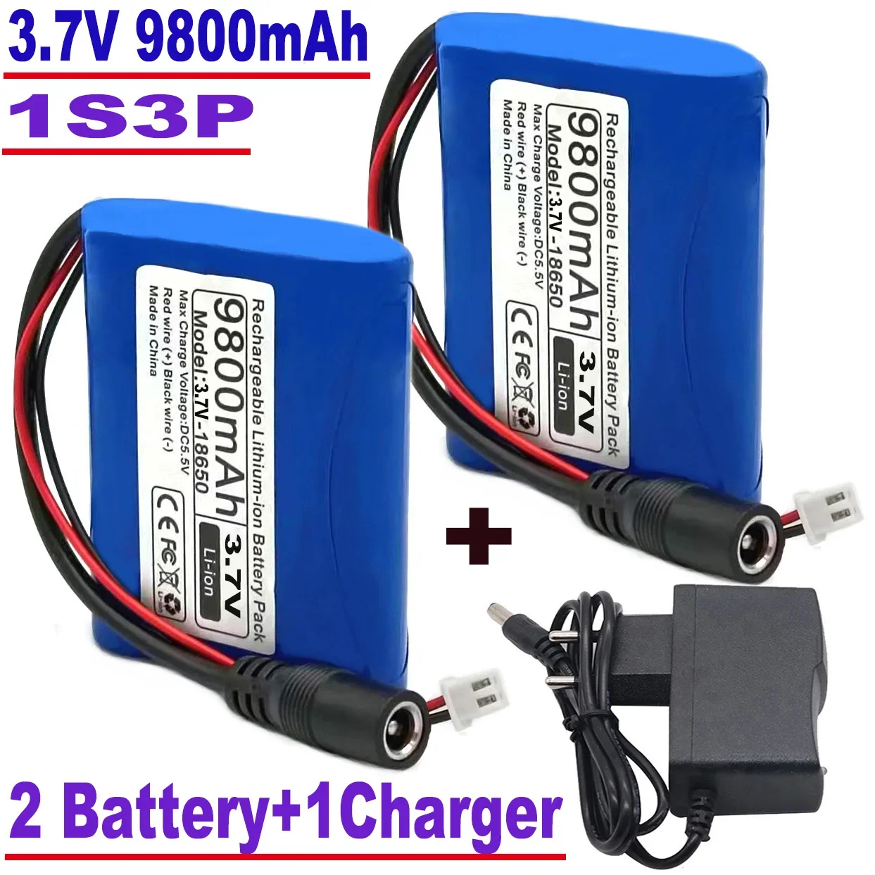 3.7V rechargeable 18650 lithium battery microcontroller LED outdoor light Bluetooth speaker audio backup power supply: Yellow