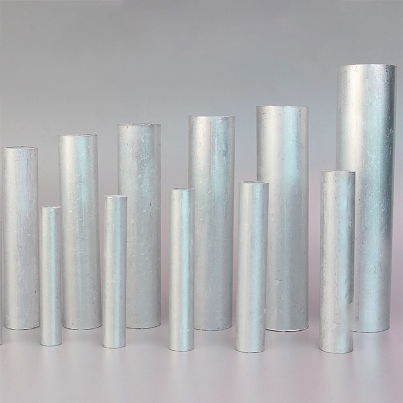 Connecteur de cosse de Tube, en aluminium, sans fil d'isolation, trou de câble, manchon de connexion, Terminal à sertir, 1 pièce, série GL