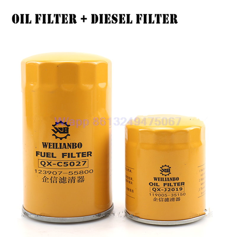 Für xcmg xe35u Bagger öl Diesel- Luftfilter Element Hydrauliköl Einlass Öl rücklauf Filter Element Pilot Filter Element Teile: Lavendel