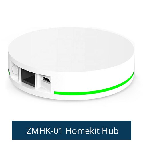 ZemiSmart-Sensor inteligente HomeKit Zigbee Hub, Sensor PIR para puerta y ventana, Sensor de temperatura y humedad, Kit de Sensor de ZMHK-01Homekit: Homekit hub