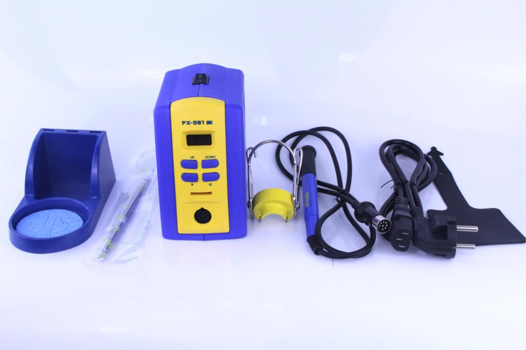 FX 951 fx951 Digital Thermostatic Soldering Station/Solder Electric Soldering Iron 110V/220V+Welding wire