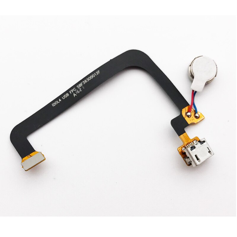 USB di alta Qualità Cavo Della Flessione Per Alcatel One Touch Idol 4 Idol4 Connettore Del Bacino di Carico del Caricatore Port Flex Con Microfono flex